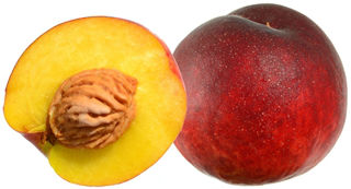 Greek peaches variety May Crest - supplies from Skidra, region (nomos) of Pella